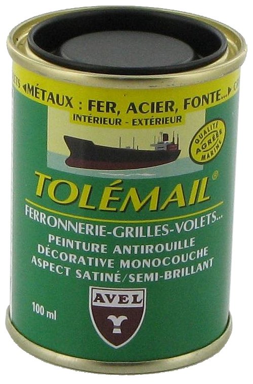 TOLEMAIL - Tolémail Spécial Ferronnerie 100ml Noir