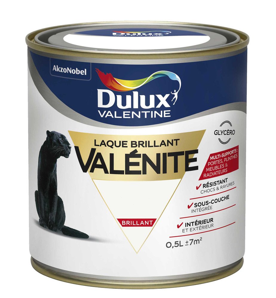 DULUX VALENTINE - Laque Valénite Brillant 0.5L