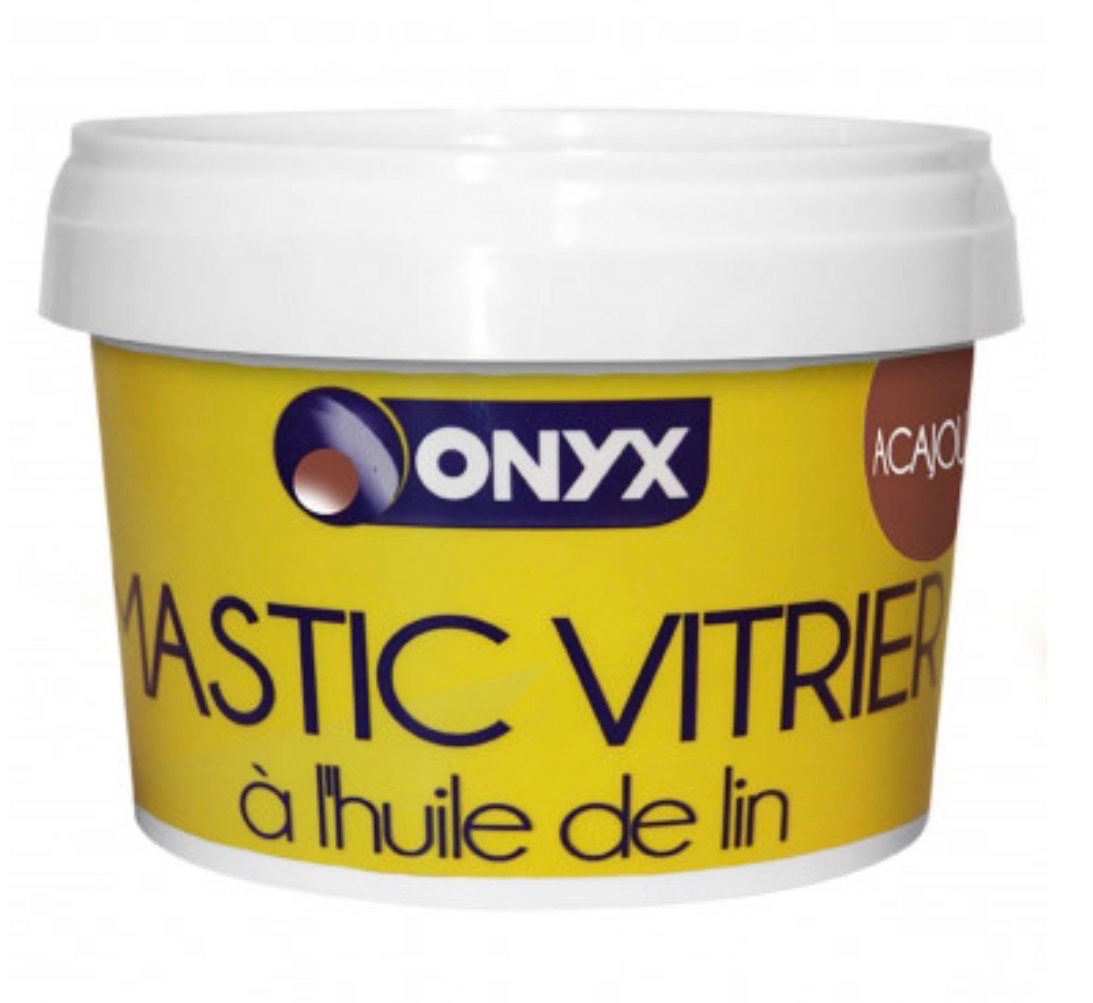 Mastic vitrier acajou 500g ONYX