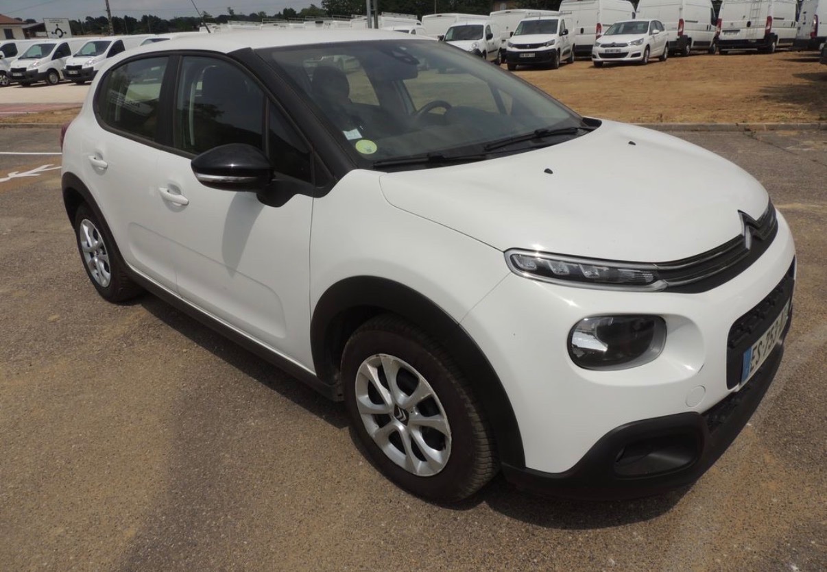 CITROËN C3 III Société – 1.6 BlueHDi 75 ch – 2 places