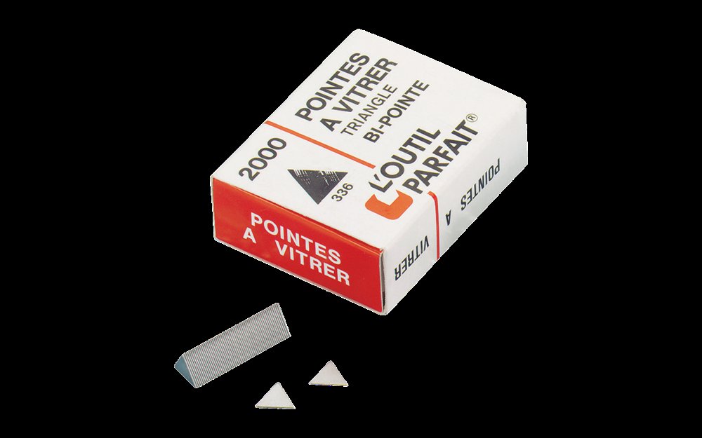 L'OUTIL PARFAIT - Pointes à Vitrer Triangles