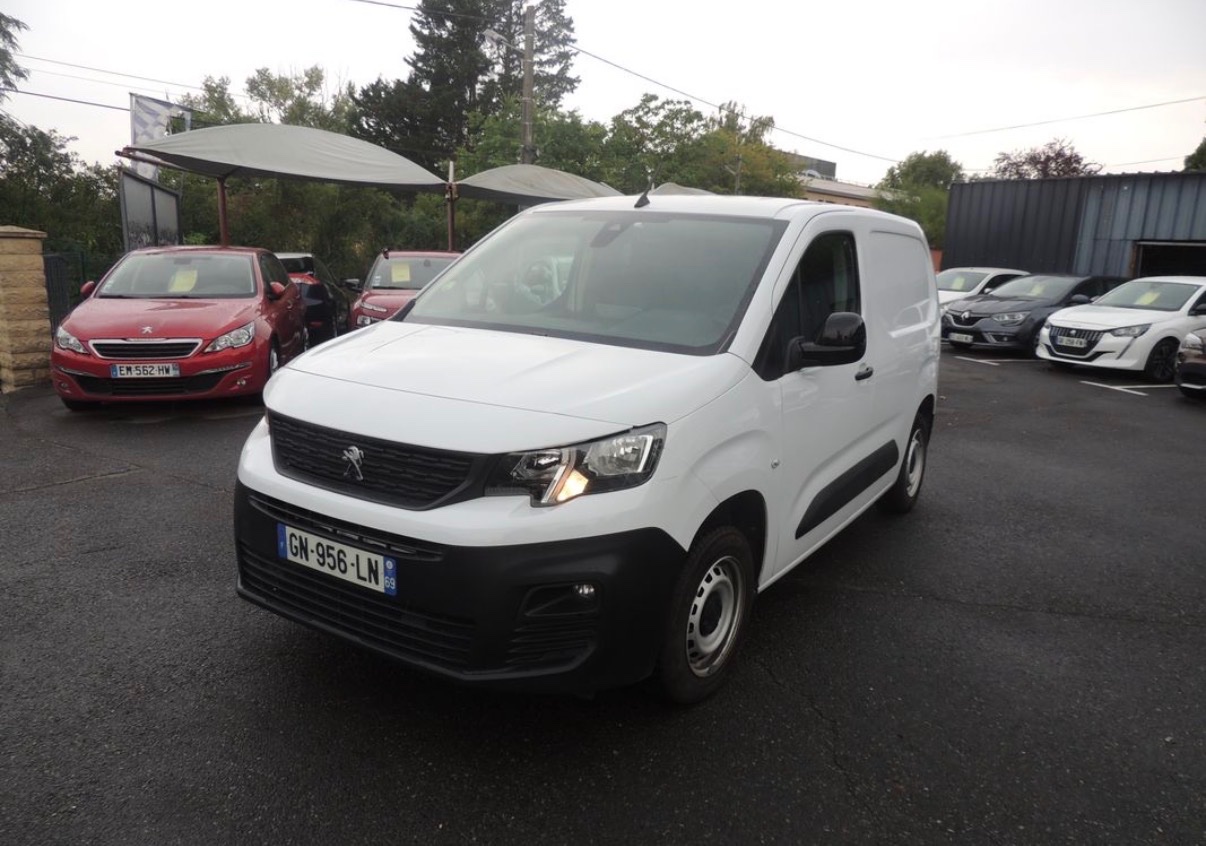 PEUGEOT PARTNER BLUEHDI 100CH S&S CARPLAY CAMERA DE RECUL 3 PLACES 120000km
