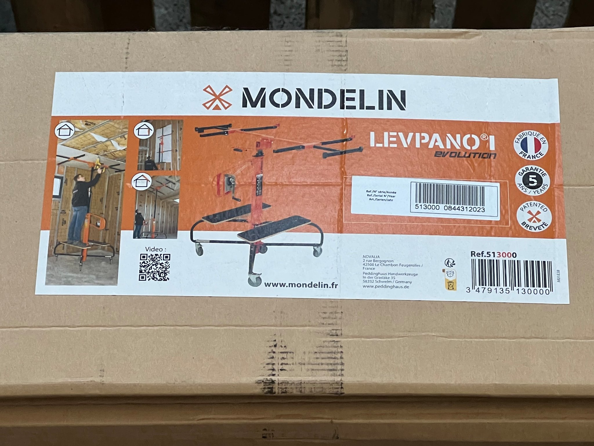 leve pano mondelin 4 metre 513000