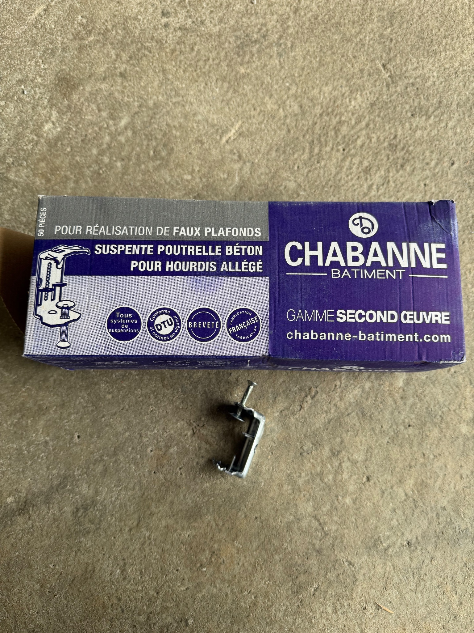 38 suspentes poutrelle beton chabanne B0053900